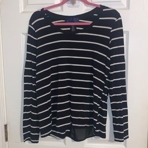 Long sleeve stripped shirt